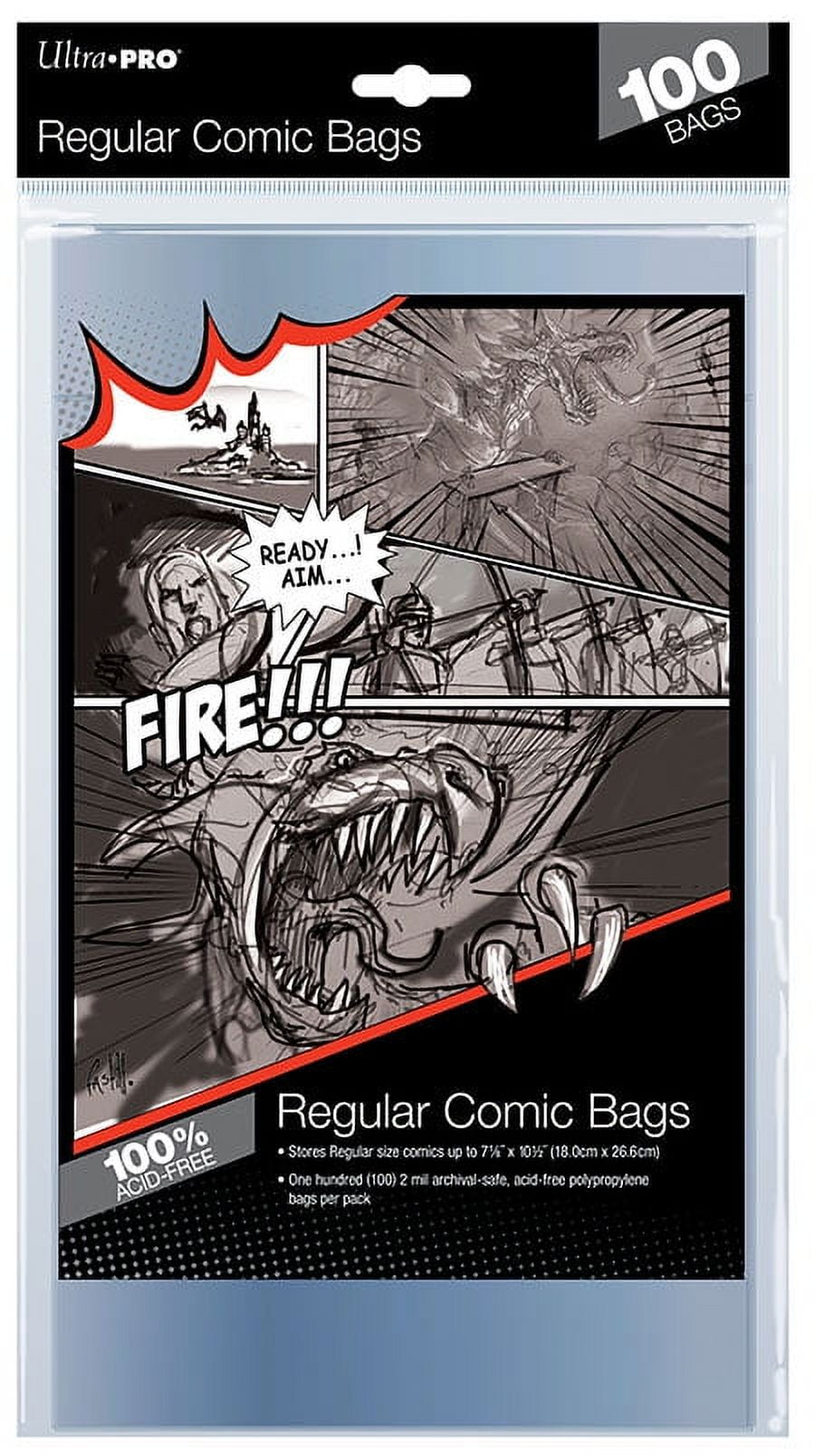 Picture of Comic Bags - Regular Size (100 per pack)