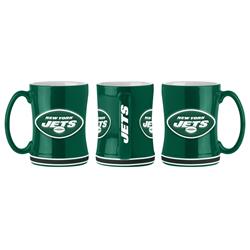 Picture of Boelter 9225409574 New York Jets Sculpted Relief 2019 Coffee Mug - 14 oz