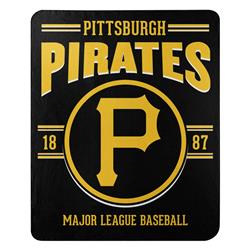 Picture of Northwest 9060411955 Pittsburgh Pirates Fleece Southpaw Design Blanket - 50 x 60 in.