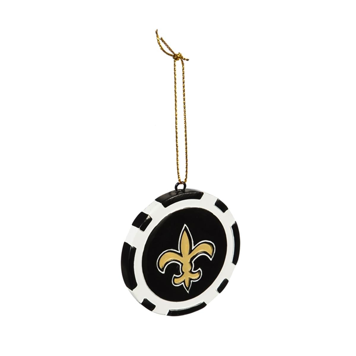 841295877 New Orleans Saints Game Chip Ornament