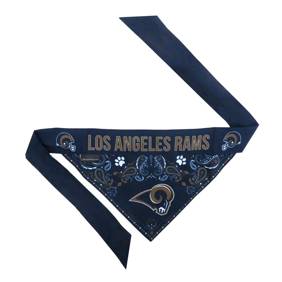 8669915814 Los Angeles Rams Pet Bandanna - Medium