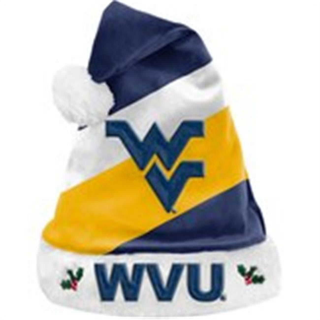 Picture of Forever Collectibles 9279793598 West Virginia Mountaineers Basic Santa Hat