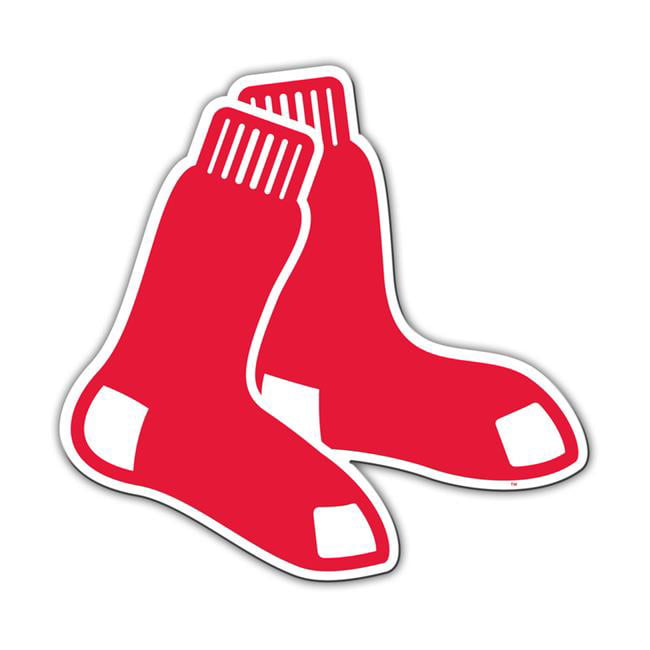 Picture of Fremont Die 2324568797 Boston Red Sox Car Style Socks Logo Magnet - 12 in.