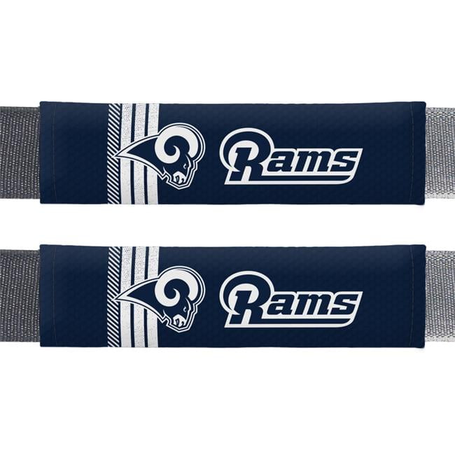 Picture of Fremont Die 2324571350 Los Angeles Rams Rally Design Seat Belt Pads