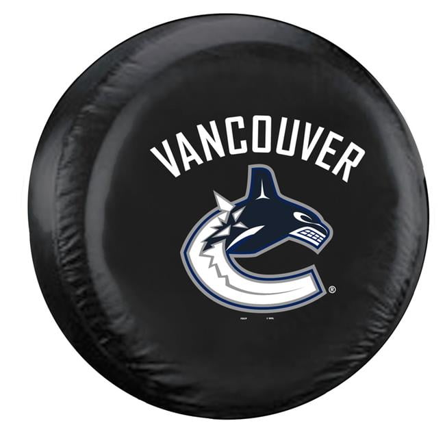 Vancouver Canucks Tire Cover, Black - Large