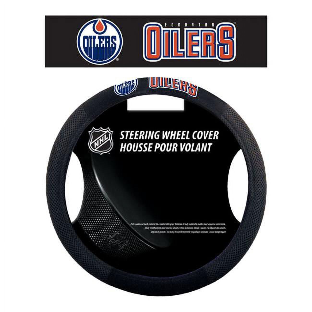 Edmonton Oilers Mesh Style Steering Wheel Cover