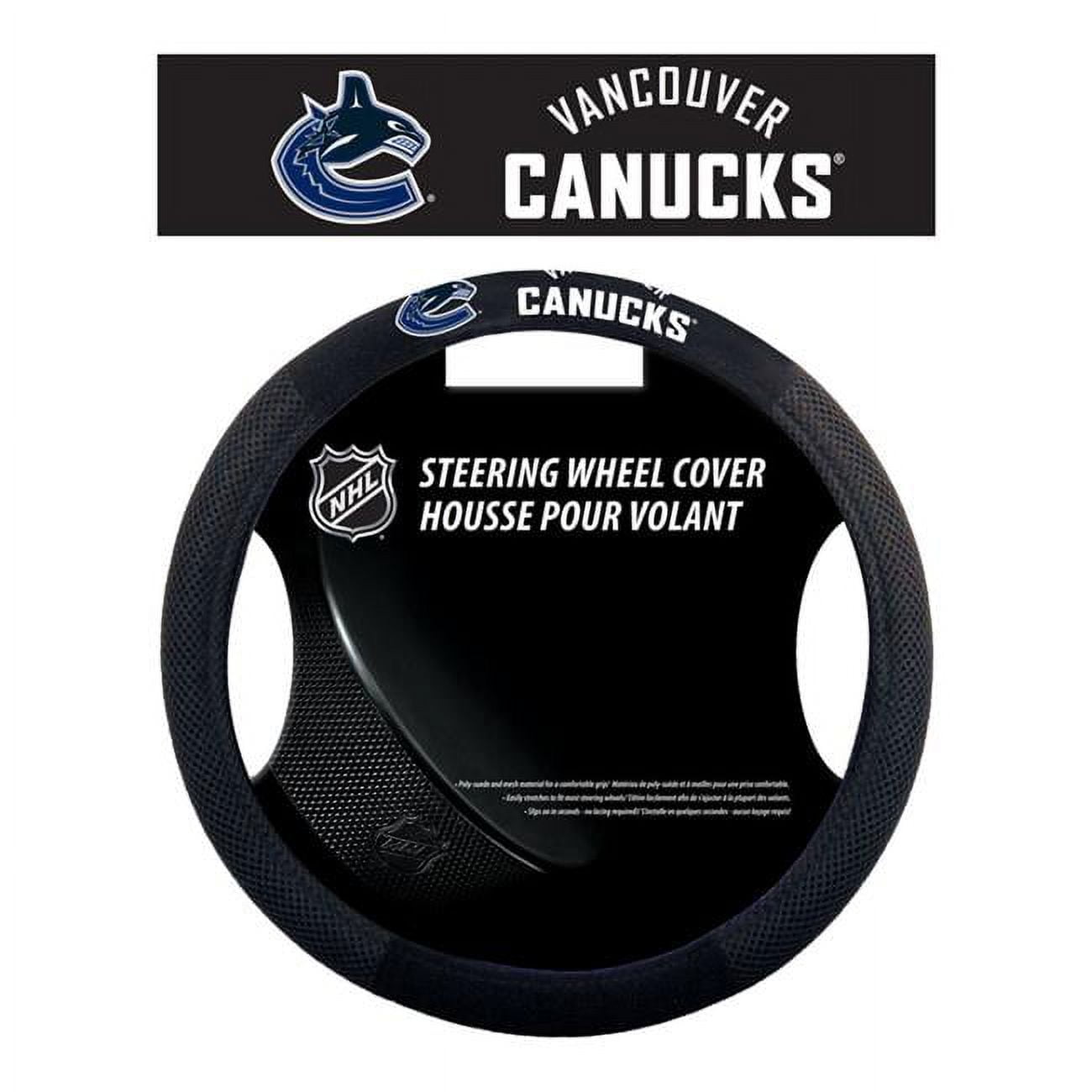 Vancouver Canucks Mesh Style Steering Wheel Cover