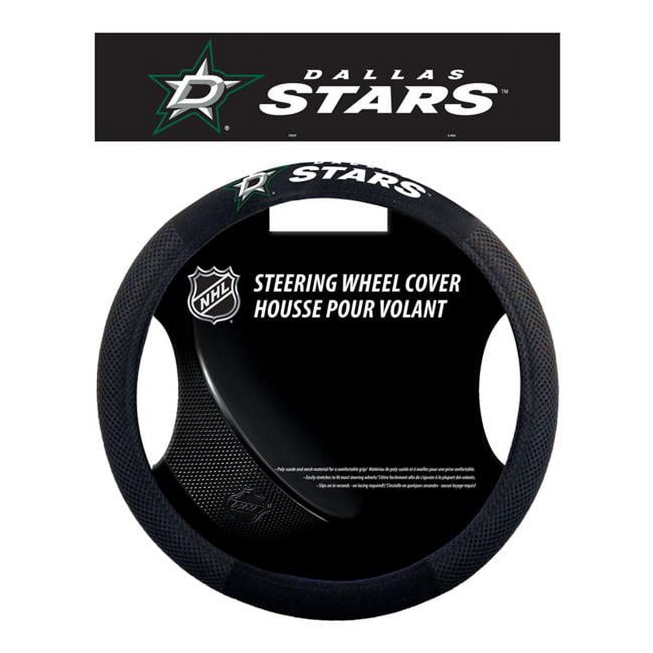 Fremont Die  Dallas Stars Mesh Style Steering Wheel Cover