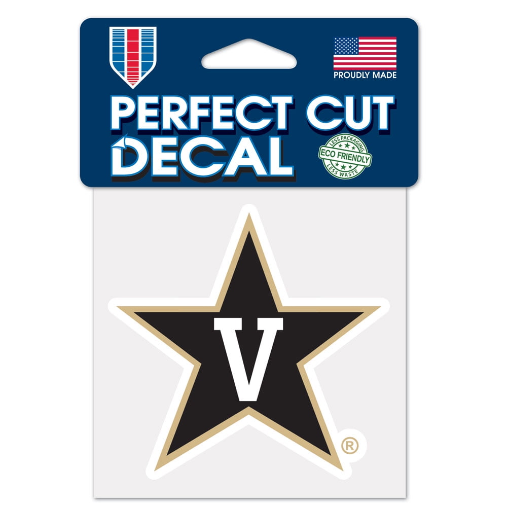 Vanderbilt Commodores Perfect Cut Decal - 4 x 4 in.
