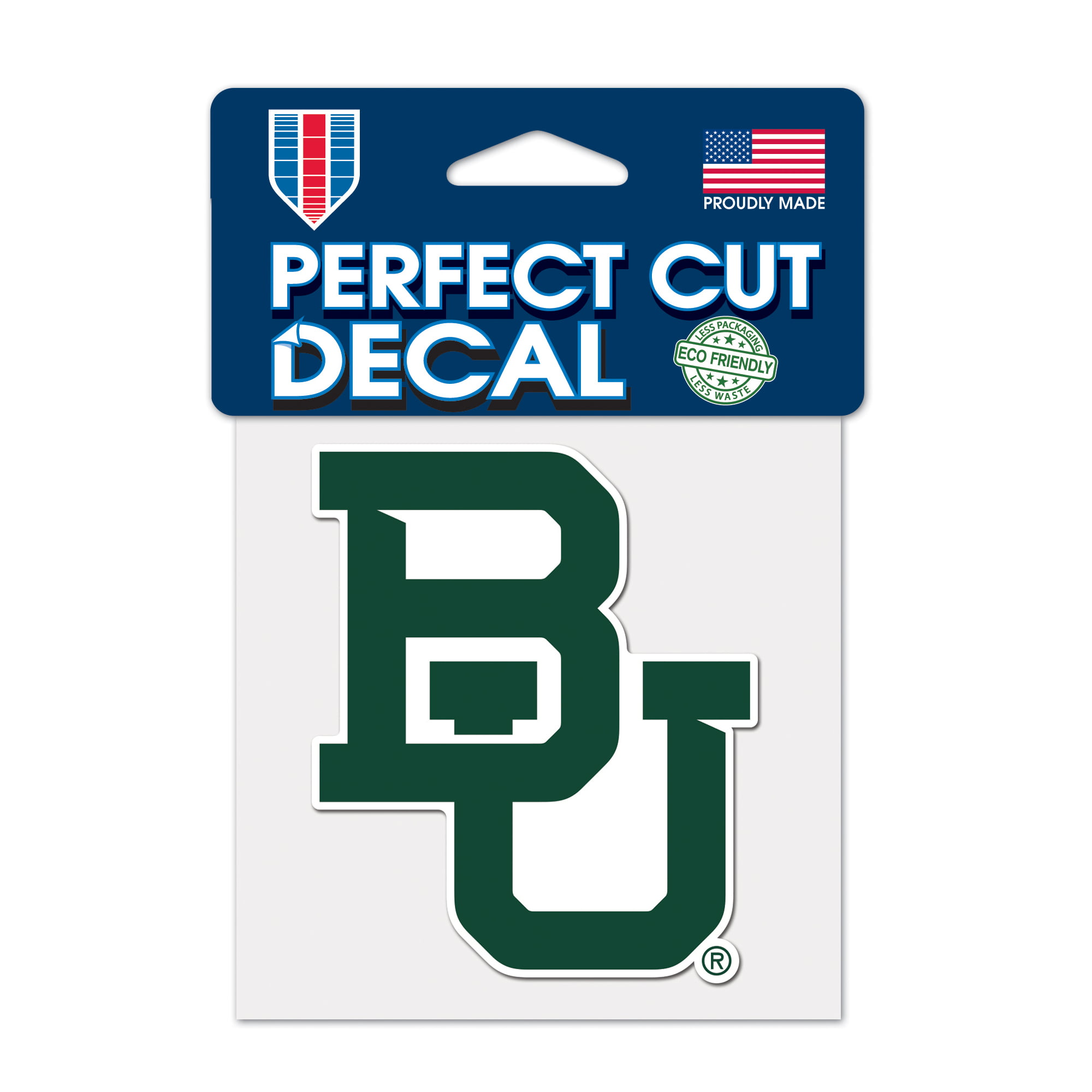Baylor Bears Perfect Cut Decal - 4 x 4 in.