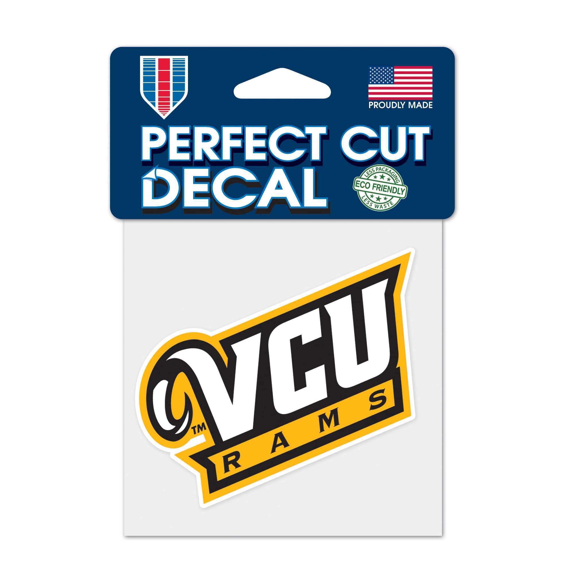 VCU Rams Perfect Cut Decal - 4 x 4 in.