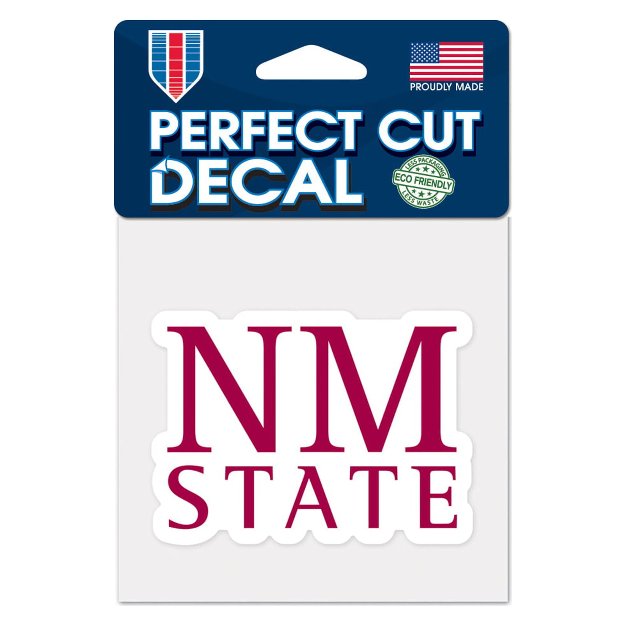 New Mexico State Aggies Perfect Cut Decal - 4 x 4 in.