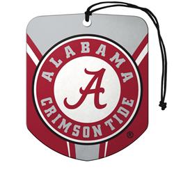 8162055602 Alabama Crimson Tide Shield Design Air Freshener - 2.75 x 3.5 in. - Pack of 2
