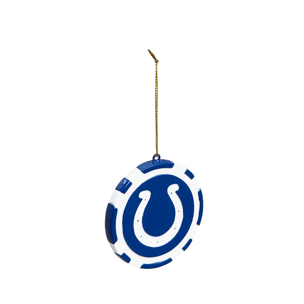 841295859 Indianapolis Colts Game Chip Ornament