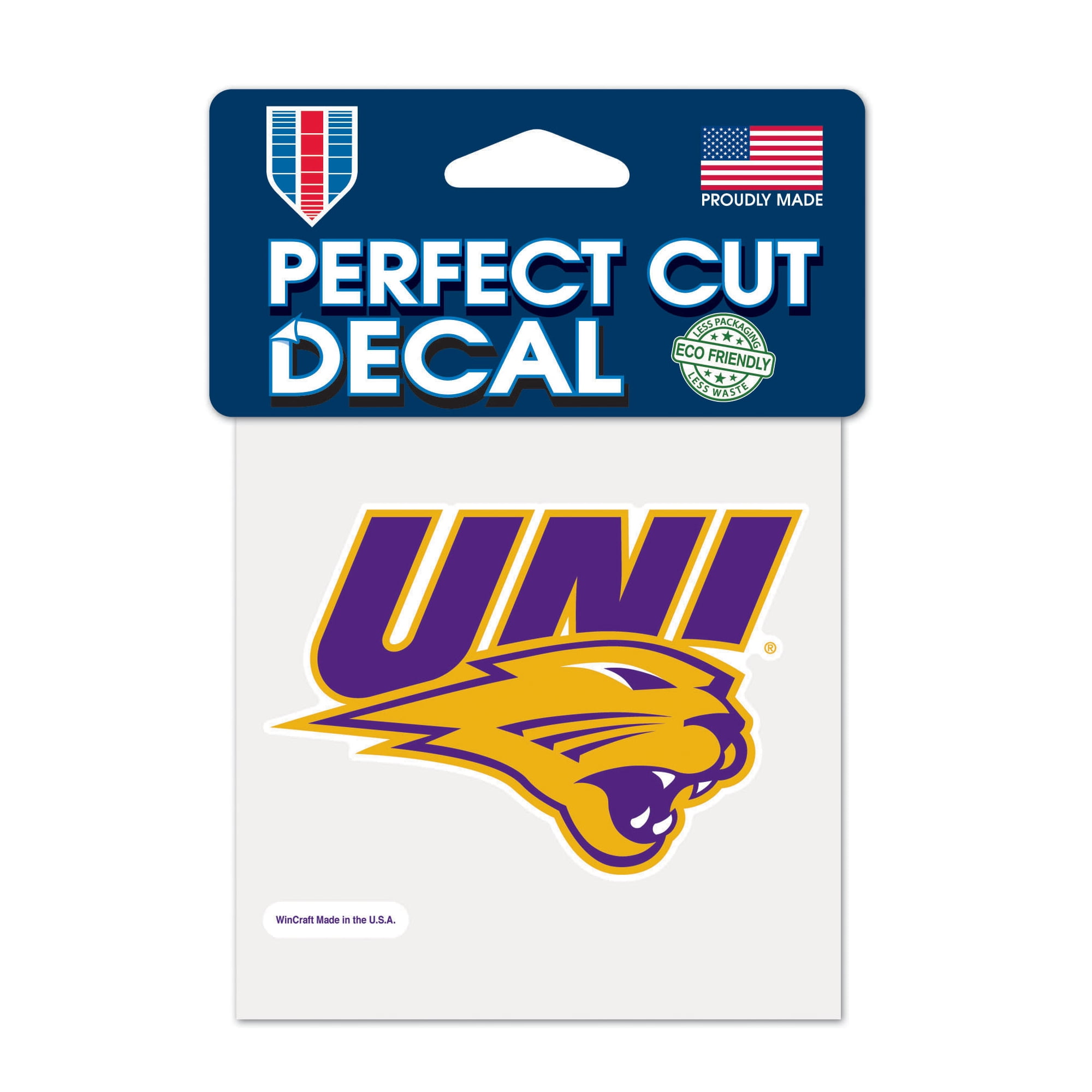 Northern Iowa Panthers Perfect Cut Decal - 4 x 4 in.