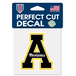 Appalachian State Mountaineers Perfect Cut Decal - 4 x 4 in.