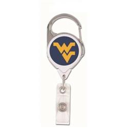 West Virginia Mountaineers Premium Retractable Badge Holder