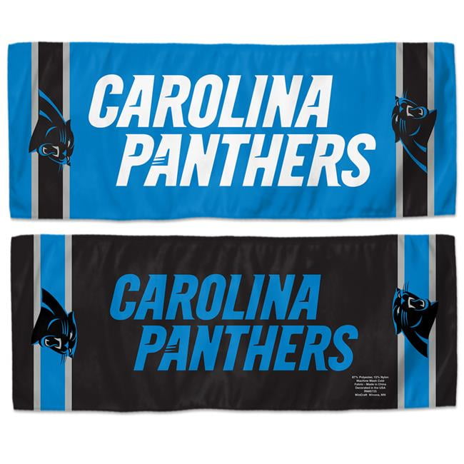 Picture of Wincraft 9960623062 Carolina Panthers Cooling Towel - 12 x 30 in.