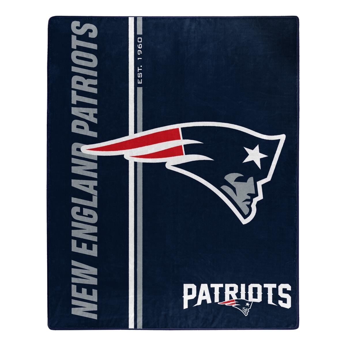 Picture of Northwest 9060413031 New England Patriots Raschel Restructure Design Blanket - 50 x 60 in.