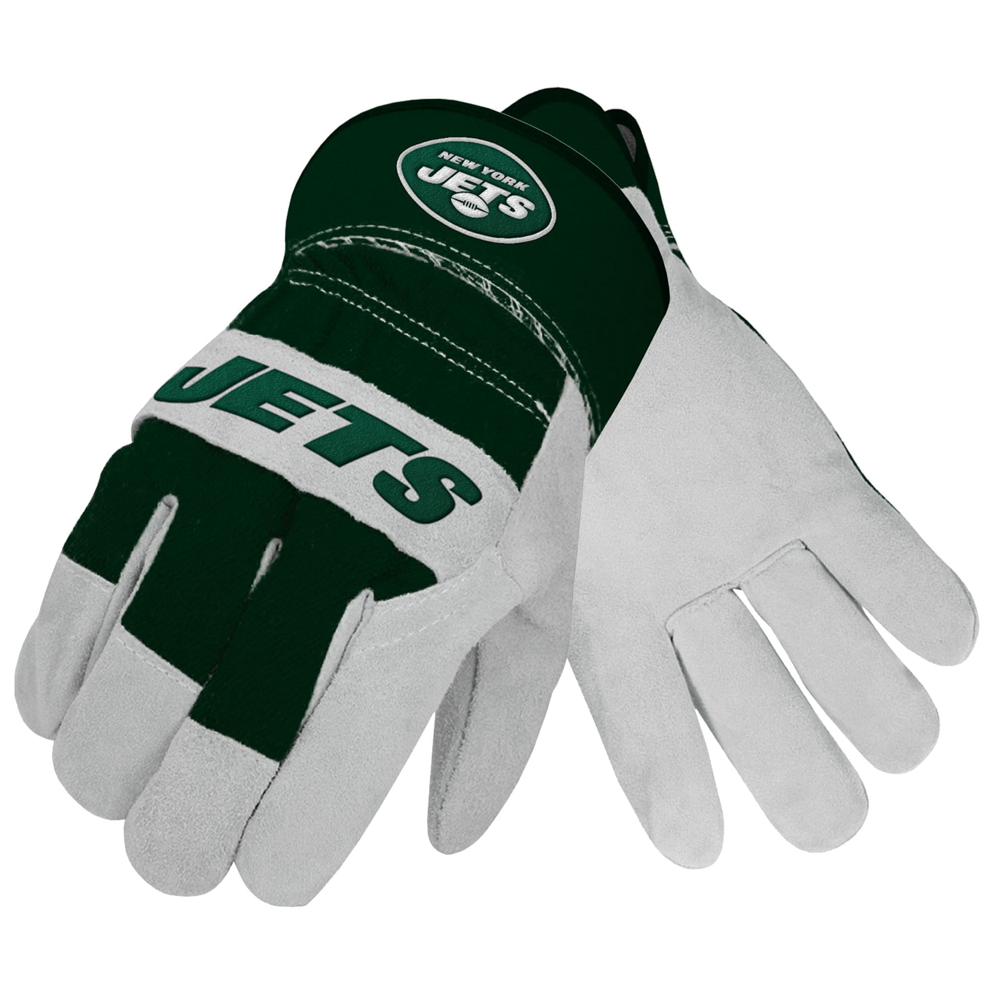 7183101539 New York Jets the Closer Design Work Style Gloves