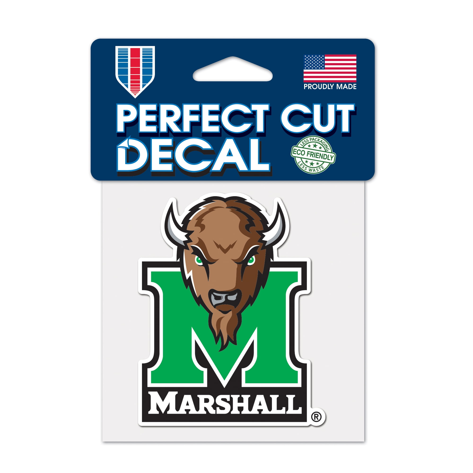 Marshall Thundering Herd Perfect Cut Decal - 4 x 4 in.