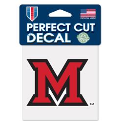 3208558196 Miami RedHawks Perfect Cut Decal - 4 x 4 in.