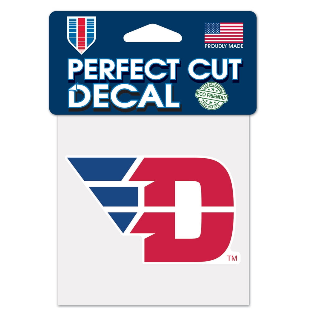 Dayton Flyers Perfect Cut Decal - 4 x 4 in.