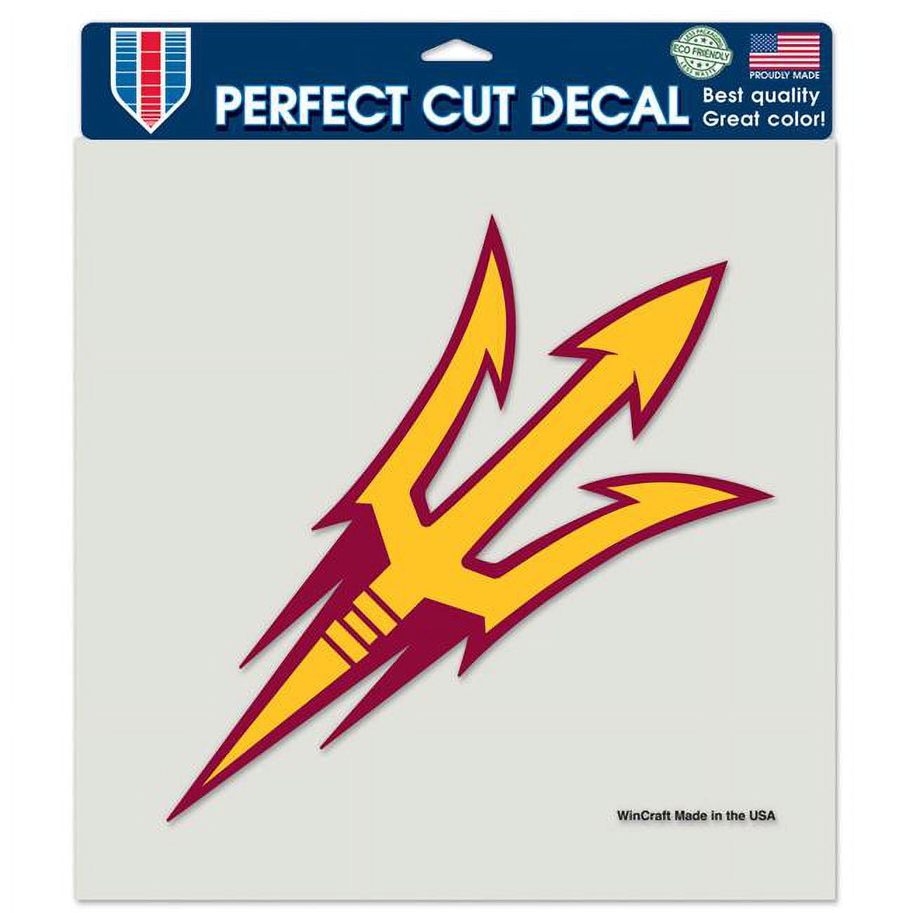 Arizona State Sun Devils Perfect Cut Decal - 8 x 8 in.
