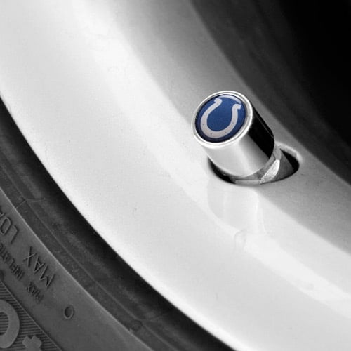 Indianapolis Colts Valve Stem Caps - Set of 4