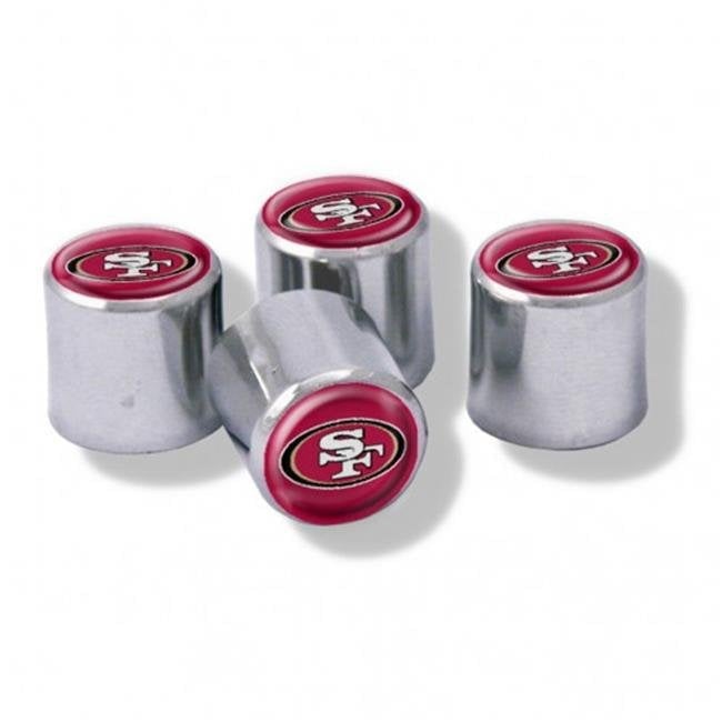 San Francisco 49ers Valve Stem Caps - Set of 4