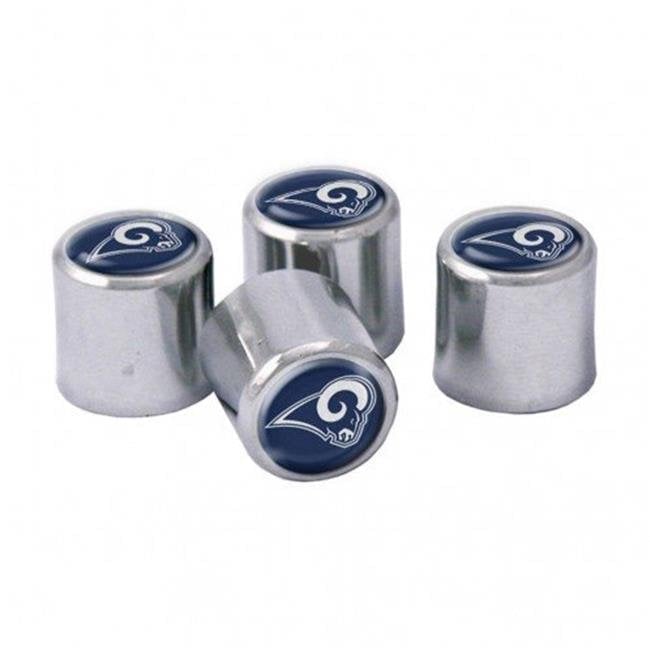 Los Angeles Rams Valve Stem Caps - Team Colors - Set of 4 - Durable Polyurethane