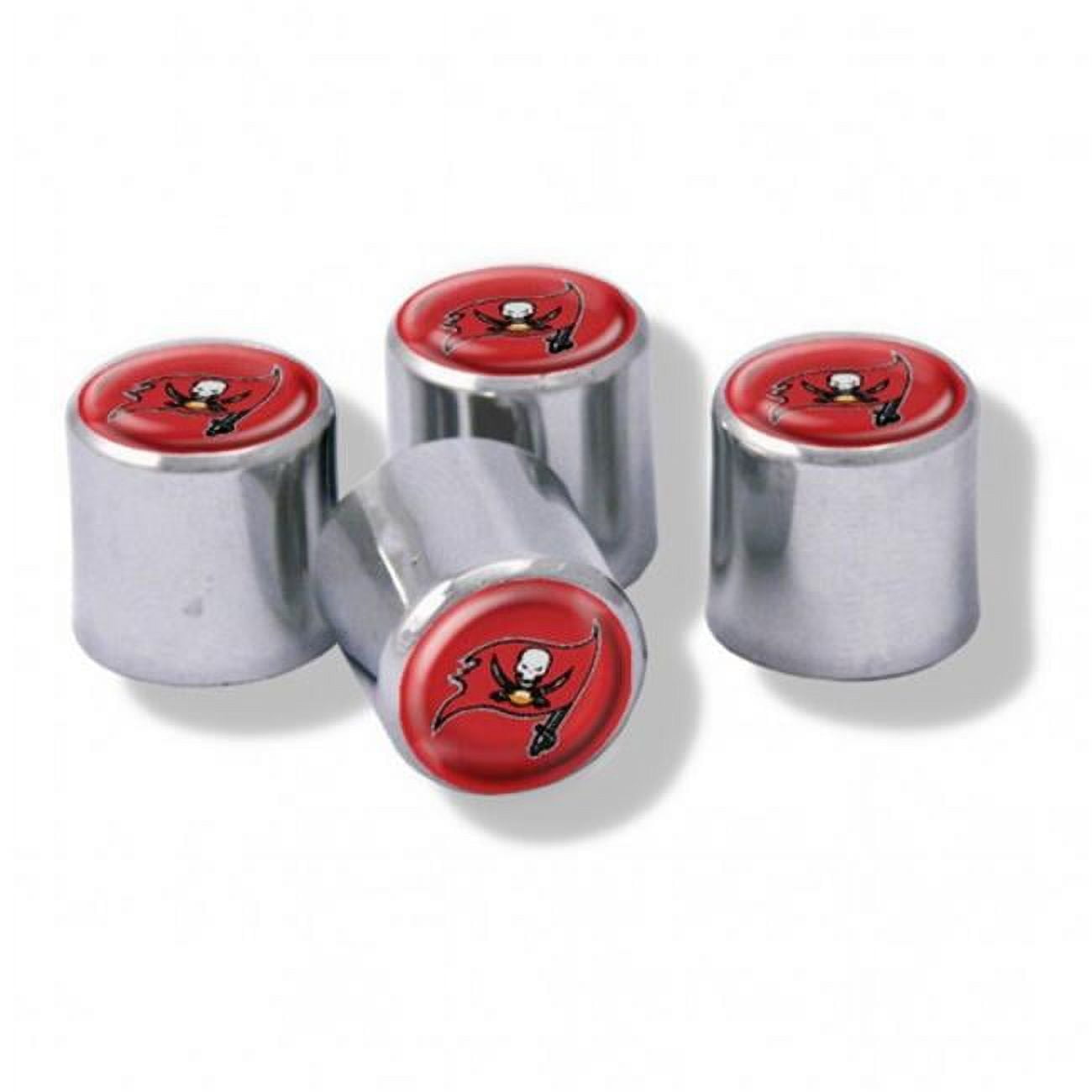 Tampa Bay Buccaneers Valve Stem Caps - Set of 4