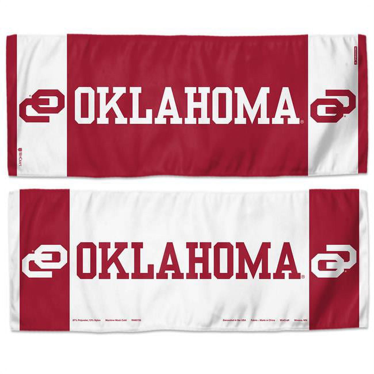 9960623095 Oklahoma Sooners Cooling Towel - 12 x 30 in.