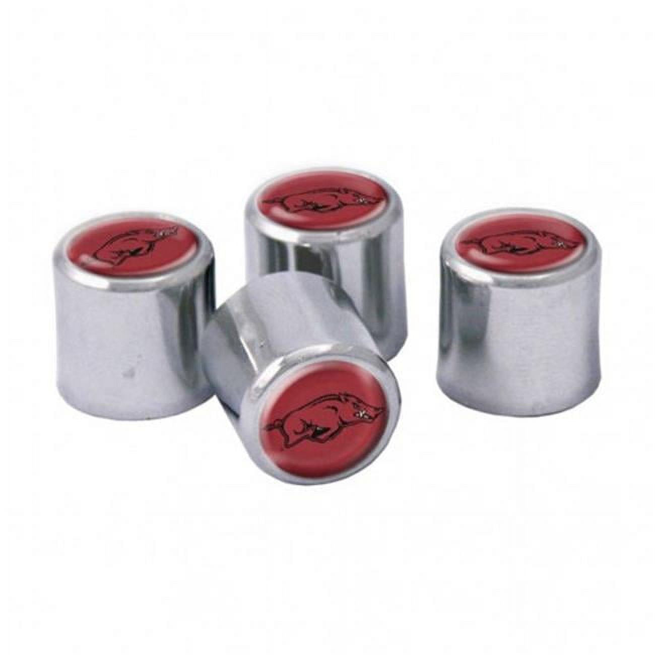 Arkansas Razorbacks Valve Stem Caps - Set of 4