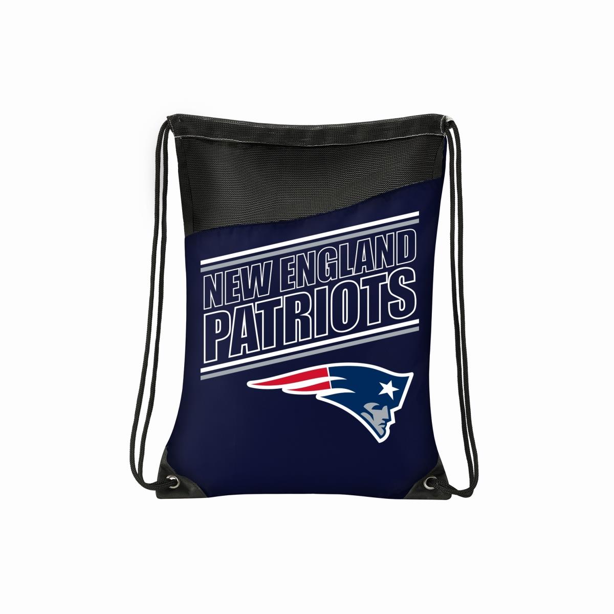 9060413911 New England Patriots Incline Style Backsack - 16 x 13.5 in.