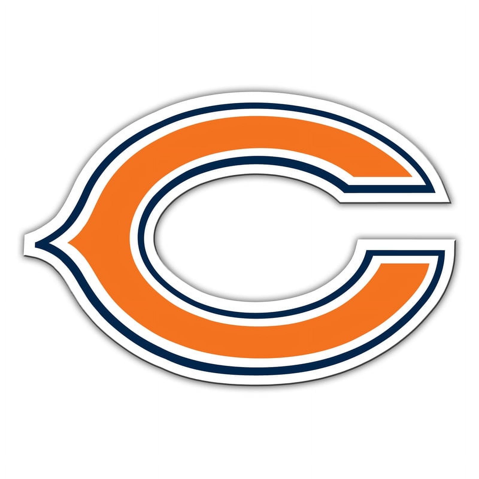 Picture of Fremont Die 2324598706 Chicago Bears Car Style C Logo Design Magnet - 12 in.