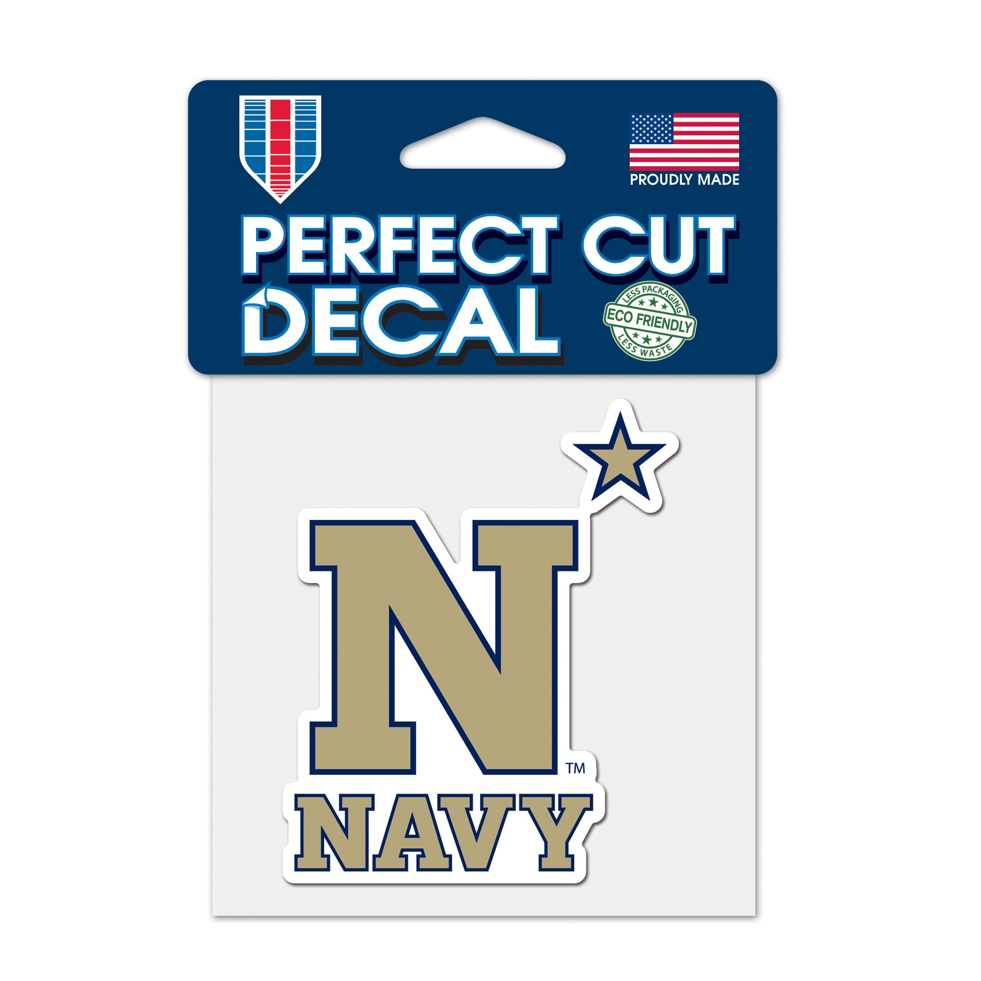 3208565552 Navy Midshipmen Perfect Cut Decal - 4 x 4 in.