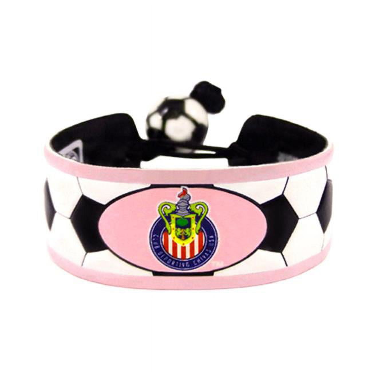 Picture of Gamewear 4421401549 Club Deportivo Chivas USA Soccer Bracelet&#44; Pink