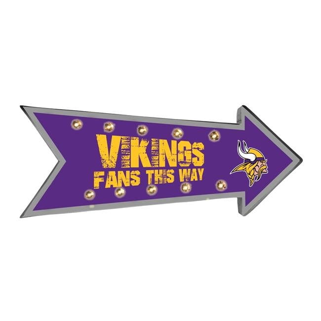 9279784550 Minnesota Vikings Running Light Marquee Sign