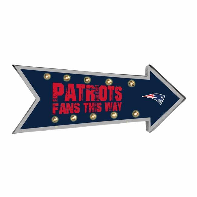 9279784557 New England Patriots Running Light Marquee Sign