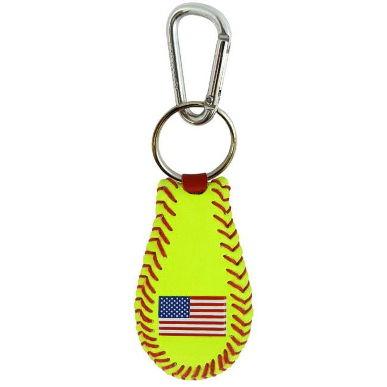Picture of Gamewear 4421403541 American Flag Classic Softball Keychain