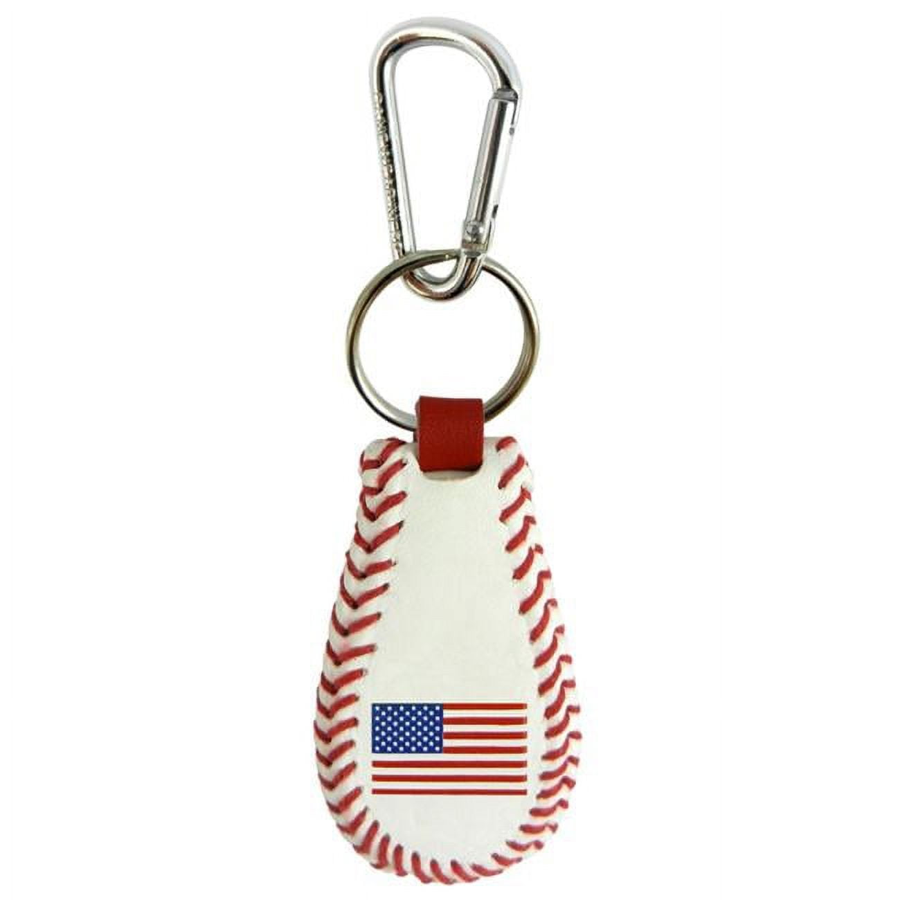 Picture of Gamewear 1294002621 American Flag Classic Baseball Keychain