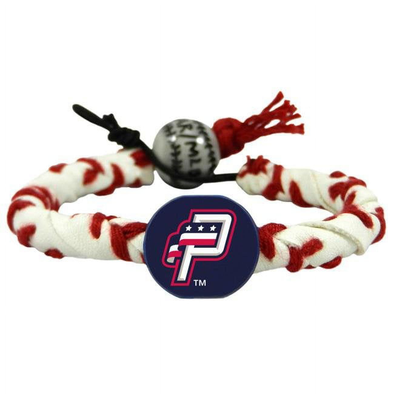 Picture of Gamewear 4421405021 Potomac Nationals Classic Baseball Bracelet Frozen Rope