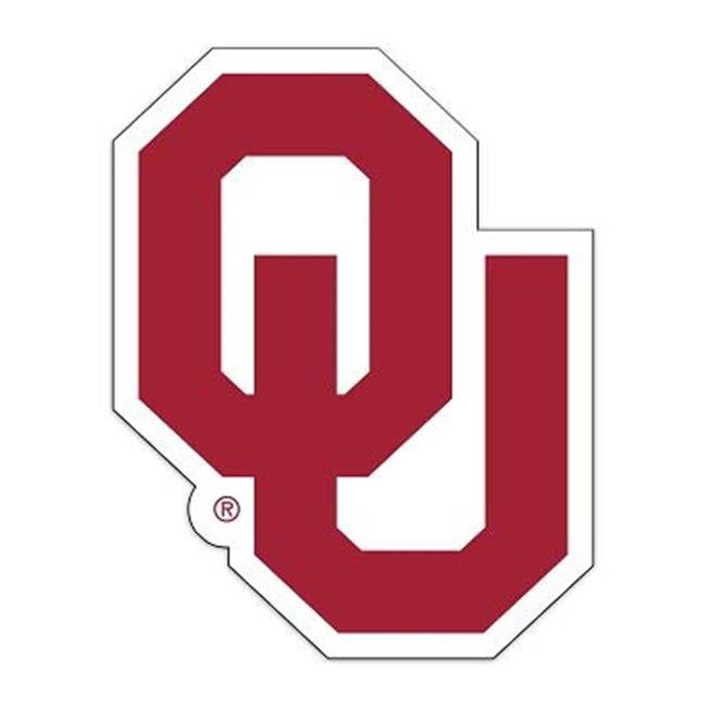 Picture of Fremont Die 2324548782 Oklahoma Sooners Car Style Magnet - 12 in.