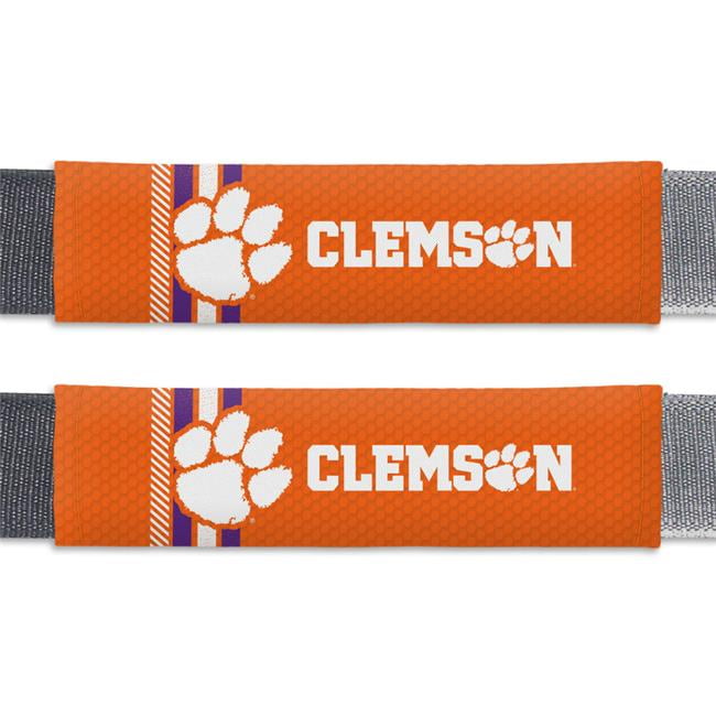 Picture of Fremont Die 2324551311 Clemson Tigers Rally Design Seat Belt Pads