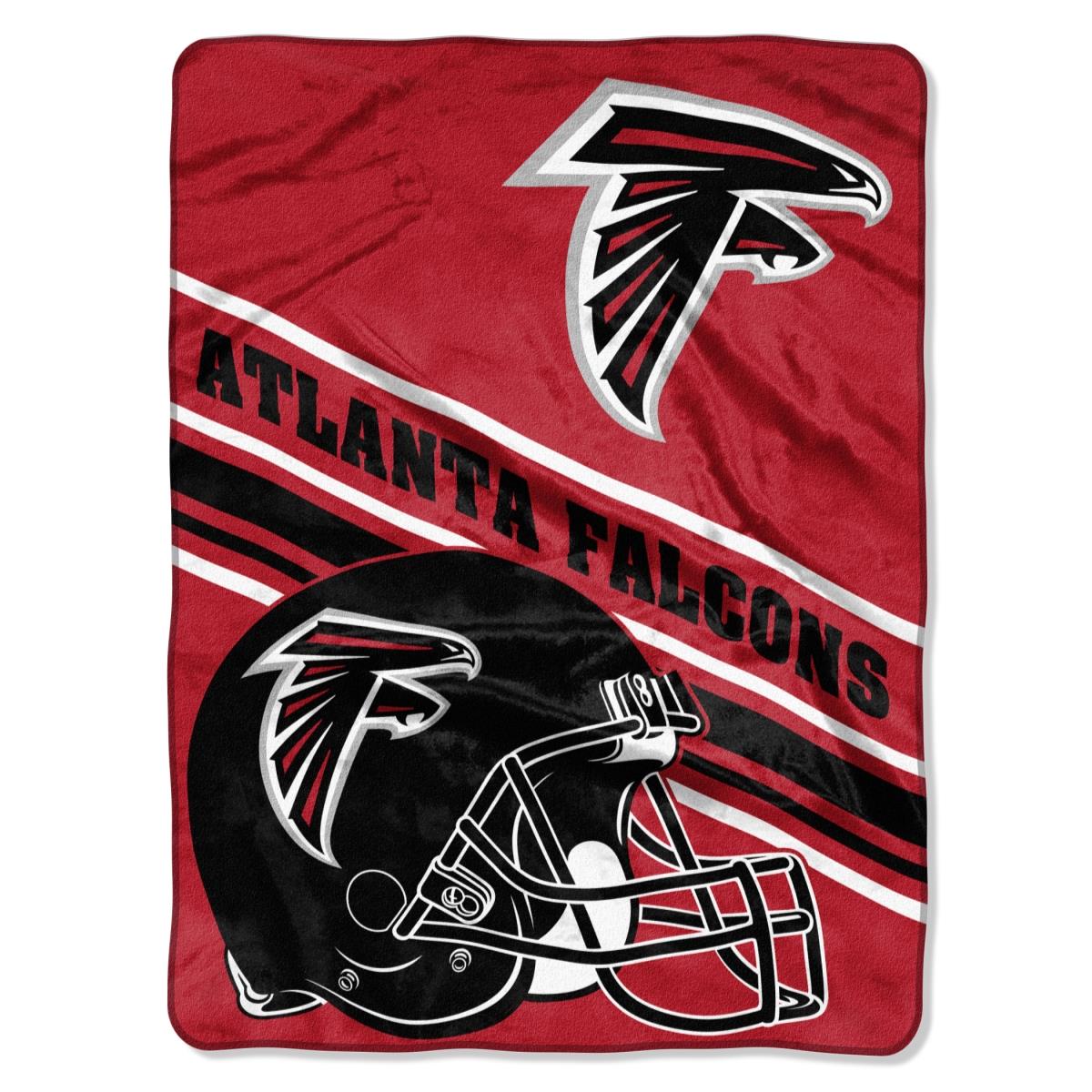 Picture of Northwest 9060413083 Atlanta Falcons Raschel Slant Design Blanket - 60 x 80 in.