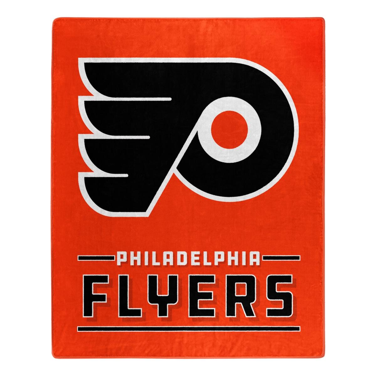 9060413236 Philadelphia Flyers Raschel Interference Design Blanket - 50 x 60 in.