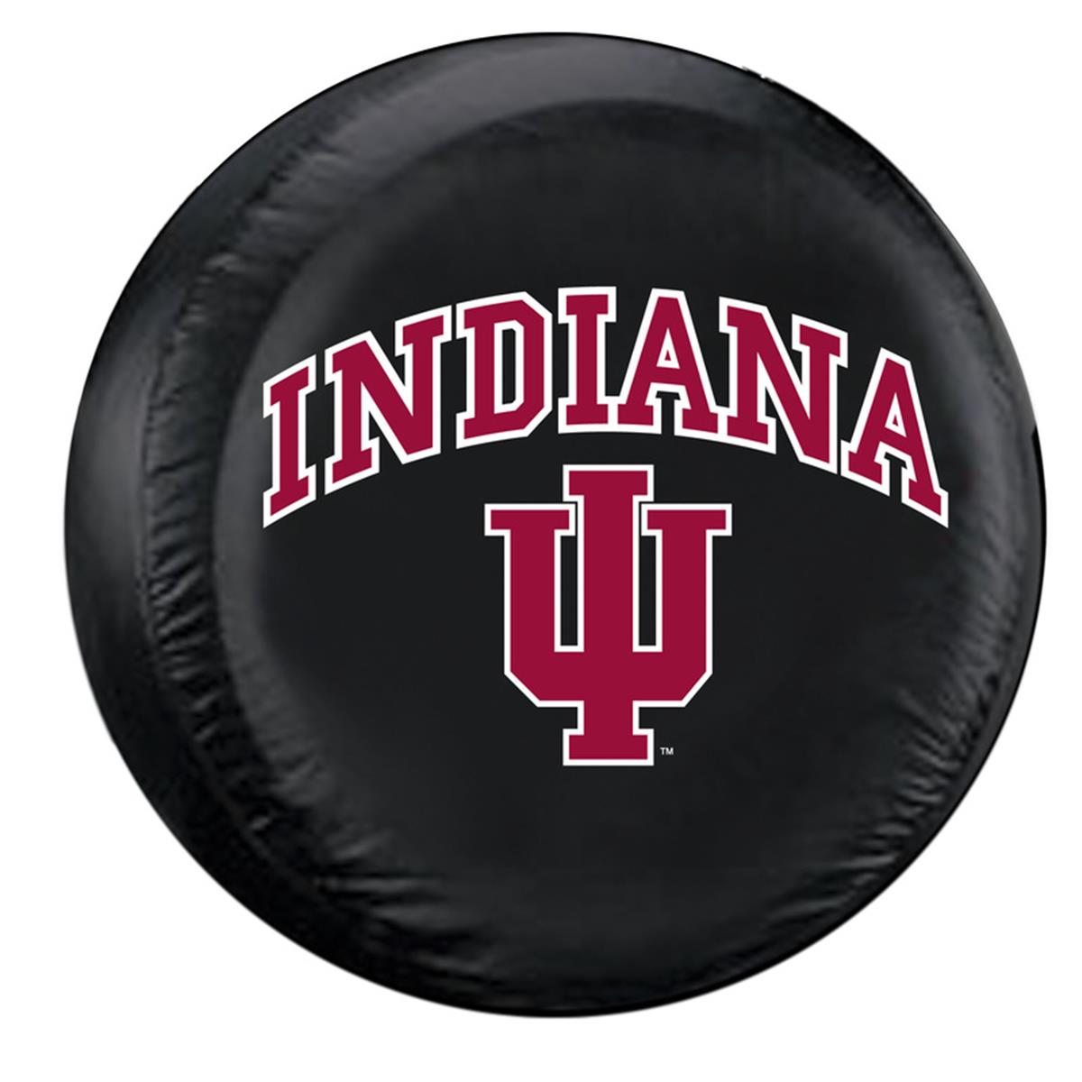 Picture of Fremont Die 2324558325 Indiana Hoosiers Tire Cover, Black - Large