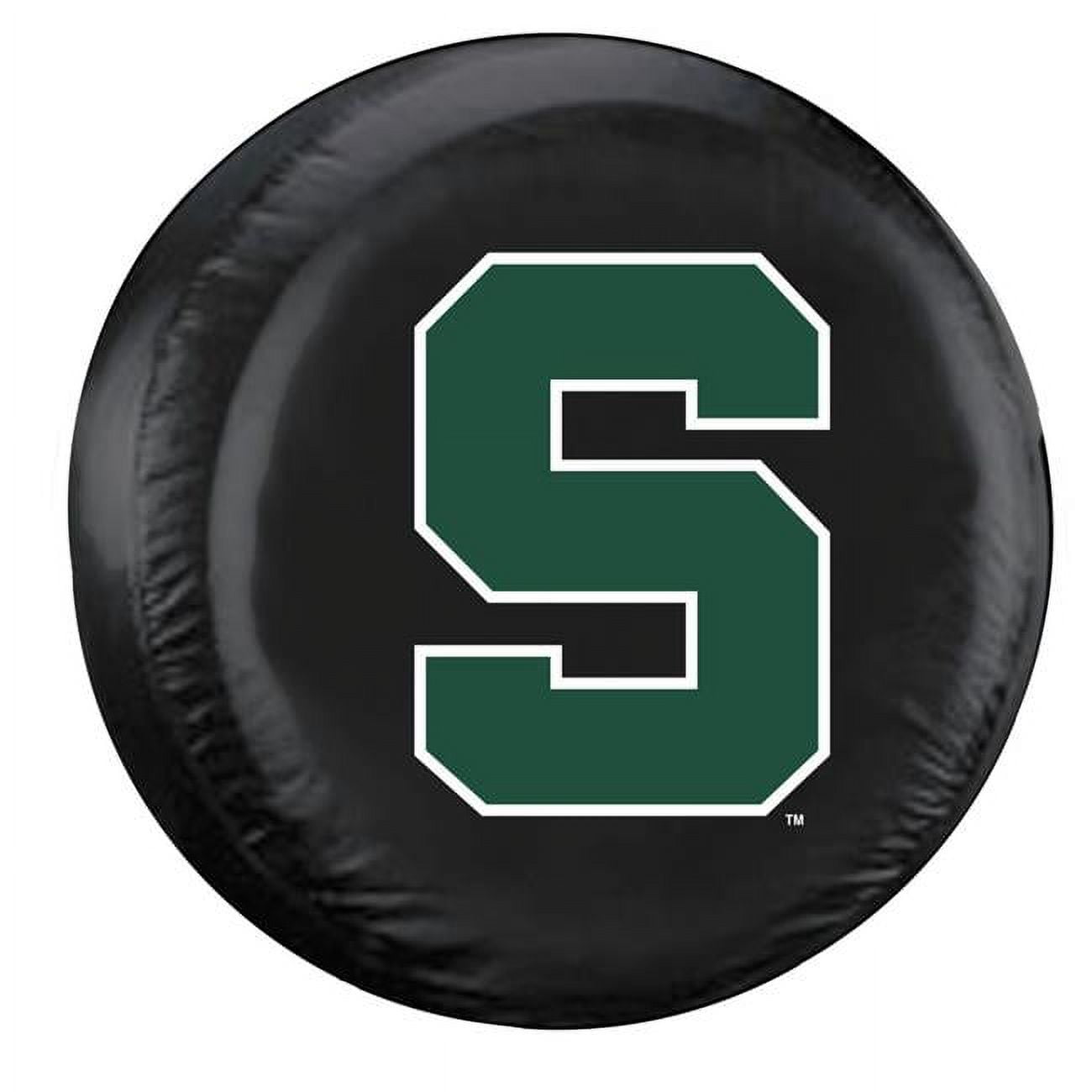 Picture of Fremont Die 2324558339 Michigan State Spartans Tire Cover, Black - Large