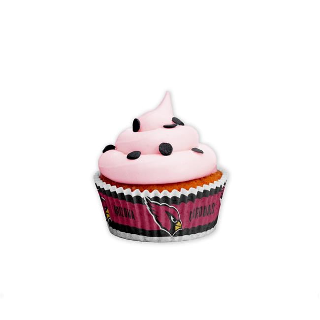 Arizona Cardinals Baking Cups - Large - Pack of 50